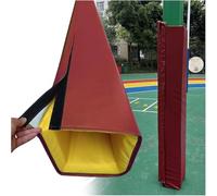 JvFbjLF Basketball Post Protector All-Weather(Red H 5ft,10x10cm)