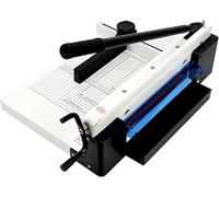 JvFbjLF Cisaille à Guillotine Robuste 1,5 pi Coupe en Pile 12 pi Coupe avec positionnement Infrarouge Longueurs de Coupe Base en métal for usines Écoles Bureaux