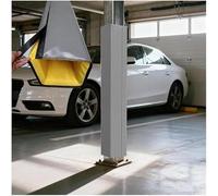 JvFbjLF Coussinets en Mousse Autocollants for protéger Les piliers et Les sous-sols du Garage(5.9ft/180cm,18 * 18cm/7.1 * 7.1in)