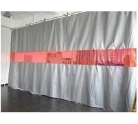 JvFbjLF Écrans de soudage (avec fenêtre Rouge Transparente), Rideaux de soudage for délimiter Les Zones de Travail, for entrepôts et ateliers(4.5X3M/14.8x9.8FT)