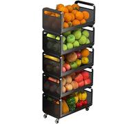 JvFbjLF Étagère à Couverts à Plusieurs Niveaux, Organiseur d'épices de Cuisine, Organiseur Amovible de Salle de Bain(97.5cm*40cm)