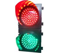 JvFbjLF Feux d'arrêt de Circulation à LED industriels, Appliques murales Bicolores Rouges et Vertes, Panneaux d'orientation for Voitures et piétons(Constant Light Cycle,24V)