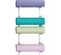 JvFbjLF for Ranger Les Rouleaux en Mousse, Les Petits Outils de Fitness et Les Tapis de Yoga, adapté aux Studios de Yoga ou aux salles de Sport commerciales.(Bianco)