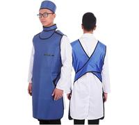 JvFbjLF Gilet de Protection radiologique plombé, Collier de Protection thyroïdienne, Bonnet de Plomb, Blouse de Protection radiologique Dentaire plombée, Adultes