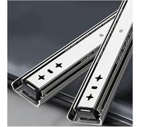 JvFbjLF Guide à roulement à Billes latéral entièrement télescopique en Trois Sections(8 Pair)