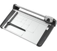 JvFbjLF Massicot Rotatif A2 Massicot Portable avec baïonnette de Montage de Bureau for Une Coupe Nette jusqu'à 15 Feuilles de Papier for imprimantes, Studios Photo et bibliothèques.