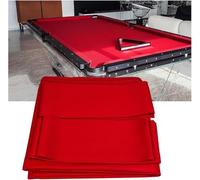 JvFbjLF Nappe de Billard Haute Performance adaptée aux Sports d'intérieur, aux hôtels, aux Clubs et à Un Usage Domestique(Bright Red)