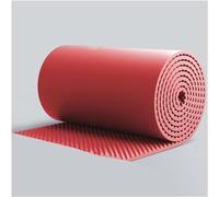 JvFbjLF Panneaux de Mousse Acoustique de 1 m de Large, Rembourrage insonorisant Mural Auto-adhésif, Panneaux d'isolation phonique ignifuges for Studios, Bureau, Maison (Taille : 10 m)(Rosso)