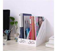 JvFbjLF Porte-fichiers Serre-Livres bac à fichiers Organisateur de Magazines Cadre de fichier étagère de données étudiant bibliothèque Porte