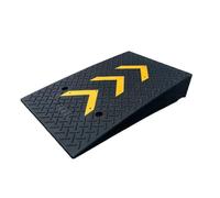 JvFbjLF Rampes d'allée Robustes Rampes de Bordure en Caoutchouc Rampes de seuil de Trottoir(13cm)