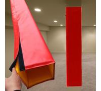 JvFbjLF Rembourrage for Poteau de Basket-Ball - Housse de Protection Durable for la sécurité de la Salle de Sport et du Garage.(Rosso,3"X3"(8X8CM))