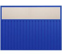 JvFbjLF Séparateur de Salle à Manger Séparateur d'intimité de Table Séparateur de Salle à Manger Koos Läbipaistva Klaasiga Stiilse Lauaplaadi Söögitoa Baari Kaunistamiseks(Blu)