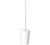 JvFbjLF Super Porte-Brosse de Toilette, coude à Long Manche, sans impasse, Brosse de Nettoyage de Salle de Bain, Ensemble de brosses de Toilette domestiques(Bianco)