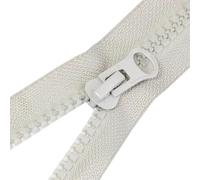 JvFbjLF Vestes à simple boutonnage/double boutonnage, manteaux à fermeture éclair, sacs, vêtements, accessoires de couture à faire soi-même (argent, 50 cm)