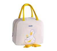 Jvjggag Adorable Food Container - Cute Tote Bags ¦ 23x13x20cm Pack Lunch with Smooth Zipper, Meal Box with Lightweight Design, Food Organizer, Snack Storage for Children