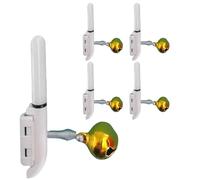 Jvjggag Alarme de pêche - Alerte Électronique LED Portable,Lot de 5 sonores pour pêche de nuit | pour la du poisson-chat et de la carpe, de nuit, en étang, rivière, lac, surf, pour pêcheurs