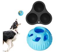 Jvjggag Balle puzzle pour chien, jouets interactifs pour chien, balle distributrice de friandises, mangeoire pour chien, encourage le jeu, améliore le temps d'alimentation, stimulation mentale, balle