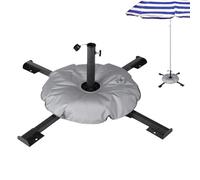Jvjggag Base De Parasol pour Patio,Support Pliable À Usage Intensif | Support de Base pour Parasol avec Sac à Eau Remplissable, Capacité 10 kg | pour Jardin Plage Cour Sol Sable Véranda