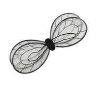 Jvjggag Bee Wings Costume - Fairy Props for Party | Lightweight Fabric with Elastic Straps, Cute Carnival Accessory, Halloween Headdress for Stage Performance Family Nights Photography