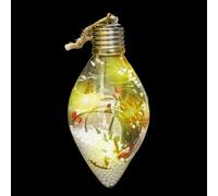 Jvjggag Boules de Décoration pour Sapin de Noël | Décoration Suspendue Lumineuse De 13 Centimètres | Ornement pour Sapin De Noël - d'Intérieur Saisonnière pour Fête Hivernale Vitre et Mur