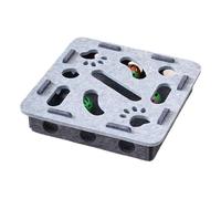 Jvjggag Cat Puzzle Box - Interactive Ball Track Toy | Sensory Mind Game Activity Center, Exercise Scratcher for Indoor Play, Enrichment Tool for Boredom Relief and Hunting Instincts