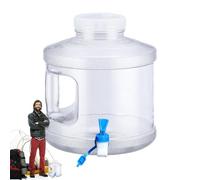 Jvjggag Conteneurs d'eau | 7,5L Portable Transparent Bidon à Boire | Seau d'eau avec Bec Verseur,pour Randonnée Pique-niques Tailgating Trekking Jardin Terrasse Barbecue Feu de Camp Voyage