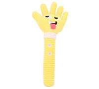 Jvjggag Dog Toy - Palm Shape Chew for Aggressive | Bite Resistant Squeaky Design with Tough Rubber, Calming Soothing Accessory, Training Play Tool for Small Medium Large Breeds Indoors Outdoors