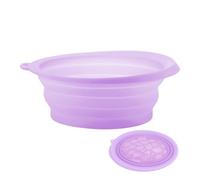 Jvjggag Face Wash Bowl, Cold Plunge Basin, Foldable Washbasin, Reusable Skin Care Facial Cooling Tool, Portable Beauty Bath Container for Women Men Spa Travel Camping Outdoor Daily Refreshing Use