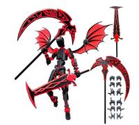 Jvjggag Figurines d'action 3D | Robot 3D multi-articulations | Figurine d'action mobile pour l'école, la salle de classe, l'étude, le jeu, la fenêtre, la bibliothèque, le salon