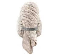 Jvjggag Hair Towels, Large Hair Towel, Hair Turban Towel, Anti Frizz Hair Wrap, Large Microfiber Hair Towel Anti-Frizz Hair Turban Wraps with Elastic Bands for Wet Hair