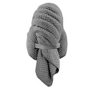 Jvjggag Hair Towels, Large Hair Towel, Hair Turban Towel, Anti Frizz Hair Wrap, Large Microfiber Hair Towel Anti-Frizz Hair Turban Wraps with Elastic Bands for Wet Hair