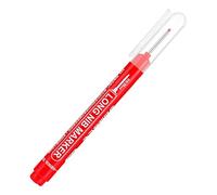 Jvjggag Hole Marker - Long Tip Pen for Construction | 20mm/0.79 Inches Ink Head, Quick Drying Drill Marker, Carpenter Writing Tool for Builders Carpenters Garage Workshop Projects