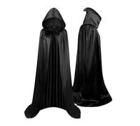 Jvjggag Hooded Cloak, Cosplay Cape, Vampire Robe, Full Length Design, Unisex Fit, Soft Fabric, Flowing Drape, Lightweight Wear, Holiday Role Play and Costume Event Use, 59 Inches