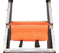Jvjggag Ladder Tool Tray, Large Capacity Ladder Mate, Ladder Accessory, Cargo Hold Tool Pouch, Heavy Duty Ladder Organizer with Tool Bag, Improve Work Efficiency, 16.14x11.81 inches