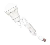 Jvjggag LED Light Bulb - 5V USB Camping Lantern | Portable Lamp for Porch Backyard Garage Warehouse Truck Fishing Boat, Durable Daily Use Accessory, Outdoor Indoor Lighting Organizer