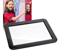 Jvjggag Locker Mirror Magnet - Small Magnetic Mirror for School Locker | Shatterproof Acrylic with Slim Frame, Lightweight Adhesive Backing, Stylish Wall Decor for Bathroom Bedroom Office