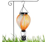 Jvjggag Lumière Solaire En Forme De Montgolfière - Lanterne De Décoration Pour Jardin | Lumière D'Allée Imperméable - Pour Propriétaires Décorateurs De Fêtes Paysagistes Hôtes Allée Jardin Clôture
