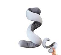 Jvjggag Neck Support - Airplane Pillow for Relaxation | Spiral Foam with Breathable Layers Comfort and Support for Long Sitting, Travel, Breathable Sleep aid for Office Chair Bed