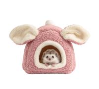 Jvjggag Nid d'ange pour hamster lavable et chaud | Niche pour petits animaux pour chinchillas souris lapin dragon barbu jardin cour violet