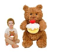 Jvjggag Ours en Peluche,Jouet Doux et Réconfortant pour Le Sommeil - de Compagnie | pour Adolescents Adultes Collectionneurs Chambre Nursery Salon Canapé Lit Jeu Coucher Cadeau