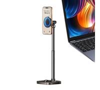 Jvjggag Phone Holder - Phone Stand for Desk | ABS Alloy with Stable Support Frame, Angle Height Adjustable, Cell Mount for Garage Office, Workout, Streaming Calls Provide Strong Grip