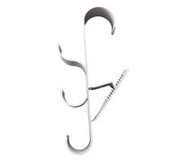 Jvjggag Pool Pole Hanger, 2-Piece Heavy Duty Hook Set for Skimmer Pole and Pool Accessories, Rustproof Wall Mount Holder for Outdoor Towel Storage, Deck Organization, and Patio Cleaning Tools