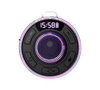 Jvjggag Portable Wireless Player - Small Speaker for Camping | ABS with Waterproof Design, Outdoor Subwoofer Sound for Parties Yard Garage Bonfire Nights Hiking Biking Beach Car Bike Offices Birthday