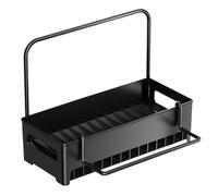 Jvjggag Porte-éponge - Organiseur d'évier de cuisine pour le nettoyage | Durable avec plateau de vidange, rangement multifonction pour éponge, brosse à vaisselle, brosse à vaisselle, brosse à récurer