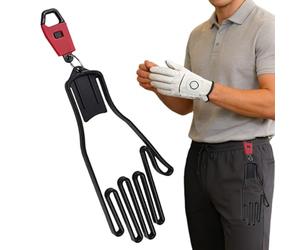 Jvjggag Porte-gants de golf, égouttoir universel avec porte-clés - Clip de support pour gants de golf - pour les cours, la conduite, la maison, la pratique intérieure, l'entraînement, le sport, les