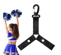 Jvjggag Porte-pompons de pom-pom girl - Étiquette d'équipe de pom-pom girl, support de pompons, pour filles, compétition, équipe, événements, événements sportifs, activités scolaires, danse