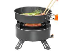 Jvjggag Réchaud de Camping | Équipement de Cuisine Compact et Pliable | Réchaud Nomade pour la Cuisine,pour Randonnée Pêche Voyage Hommes Femmes