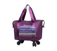 Jvjggag Sac de sport à roulettes pivotant à 360°, compartiment extensible | Lot de valises à roulettes multifonction pour voyage d'affaires en famille w nd escapade shopping