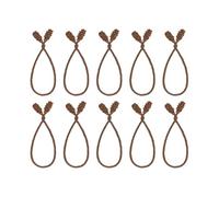 Jvjggag Seasonal Wrap Straps - Garland Twist Ties for Mantle | 10 Piece Set with Flexible Wire, Wreath Holder Decoration, Indoor Outdoor Party Fireplace Stair Railing Banister Staircase