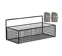 Jvjggag ShowerCaddy Étagère de rangement murale en fer pour salle de bain et cuisine, panier sans perçage avec dos adhésif pour articles de toilette, épices, nettoyage d'évier ou douche